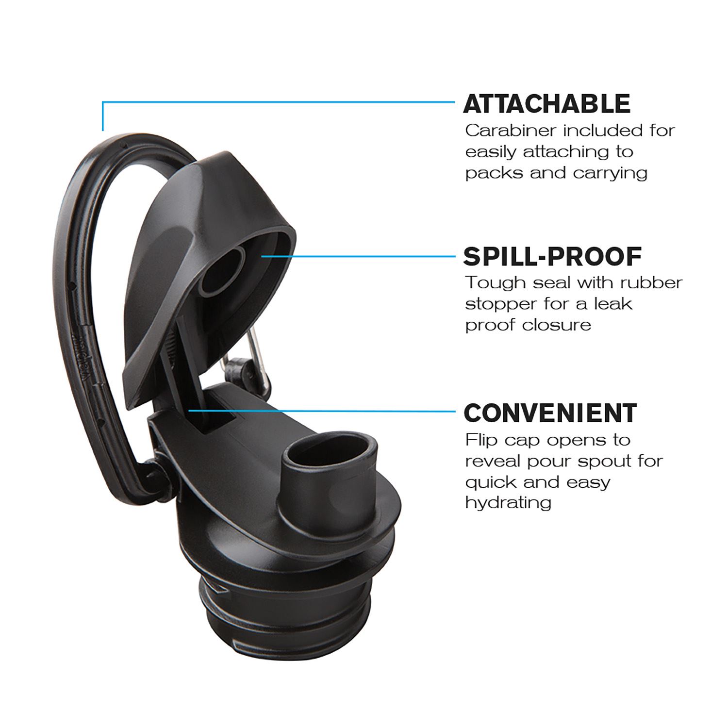 Vapur® Solids Folding Anti-Bottle .7L 1