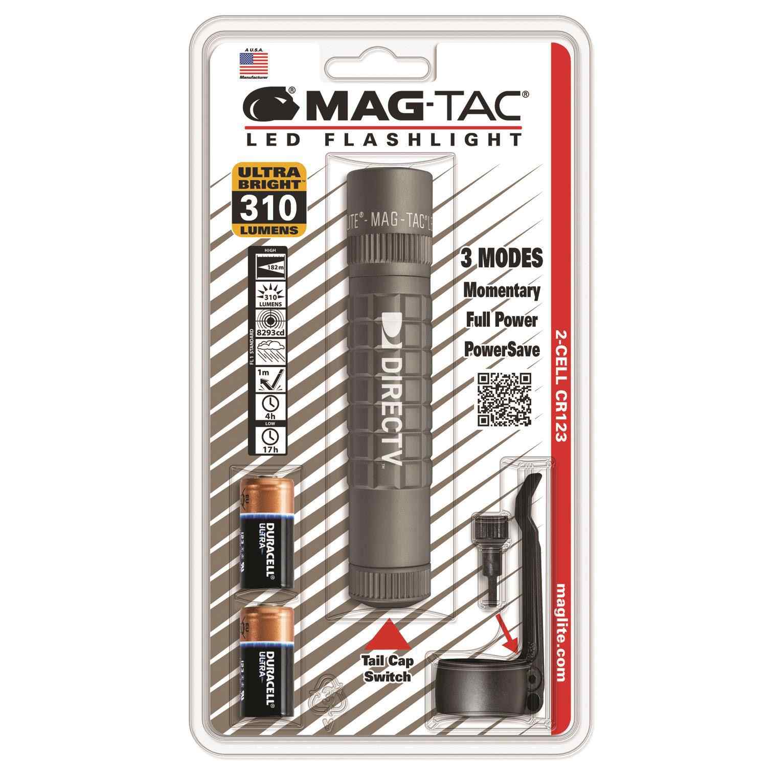 Maglite® Mag-Tac® LED Flashlight - Plain Edge 1