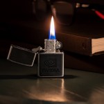 Zippo® Windproof Lighter Leather (Black) - Lifestyle Zippo® Windproof Lighter Leather (Black) - Lifestyle