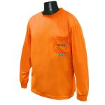 Long Sleeve Safety Shirt - Orange Hiviz Long Sleeve Safety Shirt - Orange Hiviz