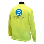 Long Sleeve Safety Shirt - Green Back Long Sleeve Safety Shirt - Green Back