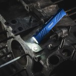 Coast® Slayer Flashlight - Blue - 31102 - Lifestyle 1 Coast® Slayer Flashlight - Blue - 31102 - Lifestyle 1