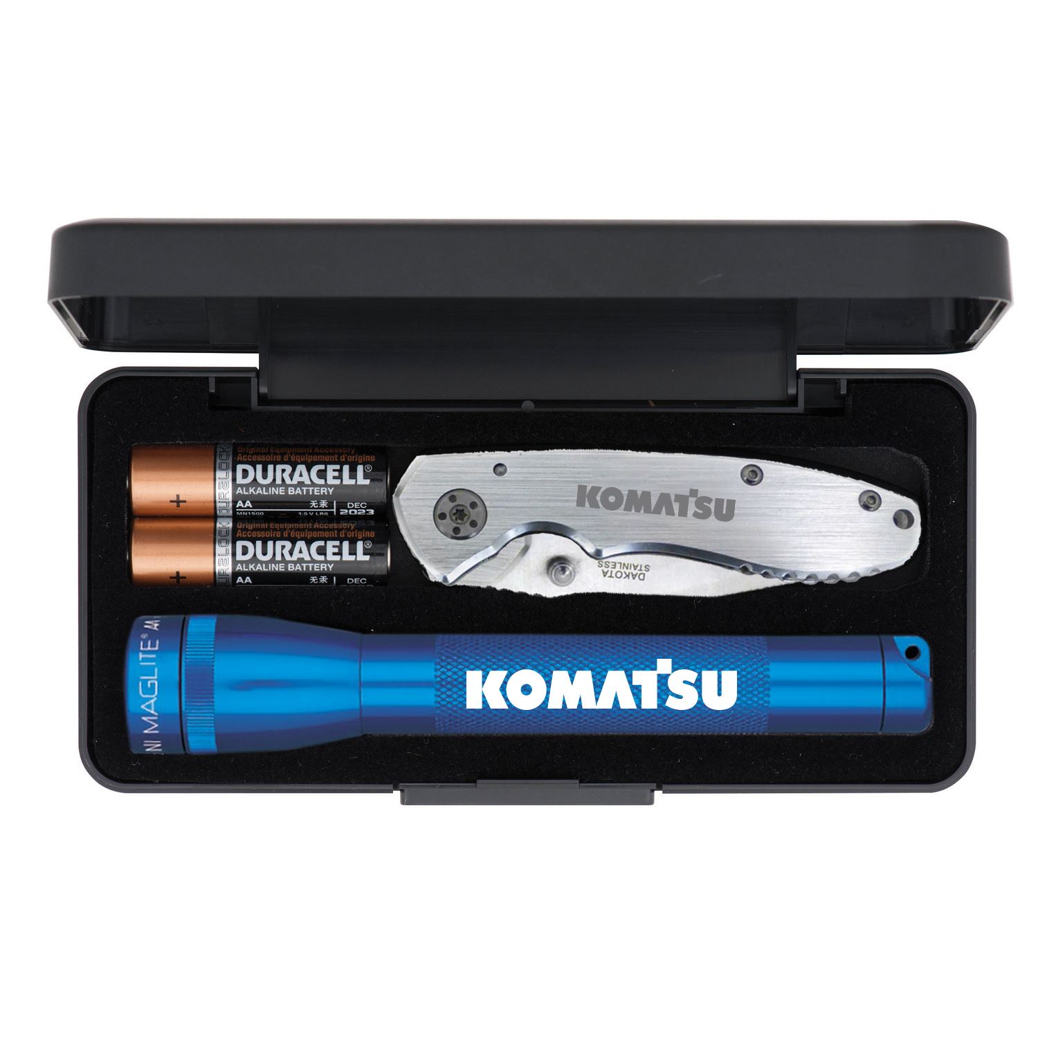 "AA" Mini Maglite® With Warhawk Pocket Knife 1