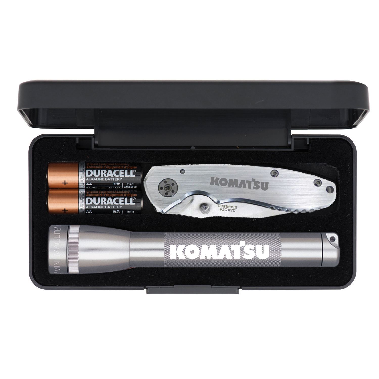 "AA" Mini Maglite® With Warhawk Pocket Knife 1