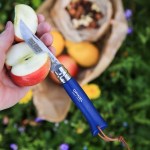 Opinel® No.08 Colorama Stainless Steel Folding Knife With Lanyard - Blue - 002212 - Lifestyle 2 Opinel® No.08 Colorama Stainless Steel Folding Knife With Lanyard - Blue - 002212 - Lifestyle 2