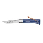 Opinel® No.08 Colorama Stainless Steel Folding Knife With Lanyard - Blue 1 Opinel® No.08 Colorama Stainless Steel Folding Knife With Lanyard - Blue 1