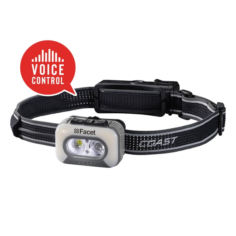 COAST® Rechargeable Voice Controlled Headlamp 1 COAST® Rechargeable Voice Controlled Headlamp 1