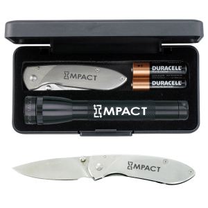 "AA" Mini Maglite® With Buck® "Nobleman" Knife 1 "AA" Mini Maglite® With Buck® "Nobleman" Knife 1