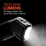 Nebo® Paradigm 7500 Flashlight - NEB-FLT-0058 - Infographic 4 Nebo® Paradigm 7500 Flashlight - NEB-FLT-0058 - Infographic 4