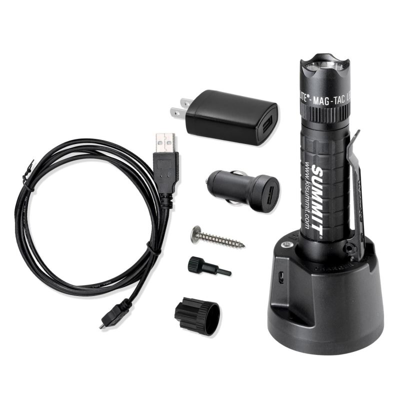 Maglite Magtac LED Rechargeable Flashlight System Crowned Bezel 1 Maglite Magtac LED Rechargeable Flashlight System Crowned Bezel 1