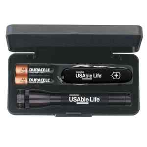 Mini Maglite® With Large Victorinox® Swiss Army Knife 1 Mini Maglite® With Large Victorinox® Swiss Army Knife 1