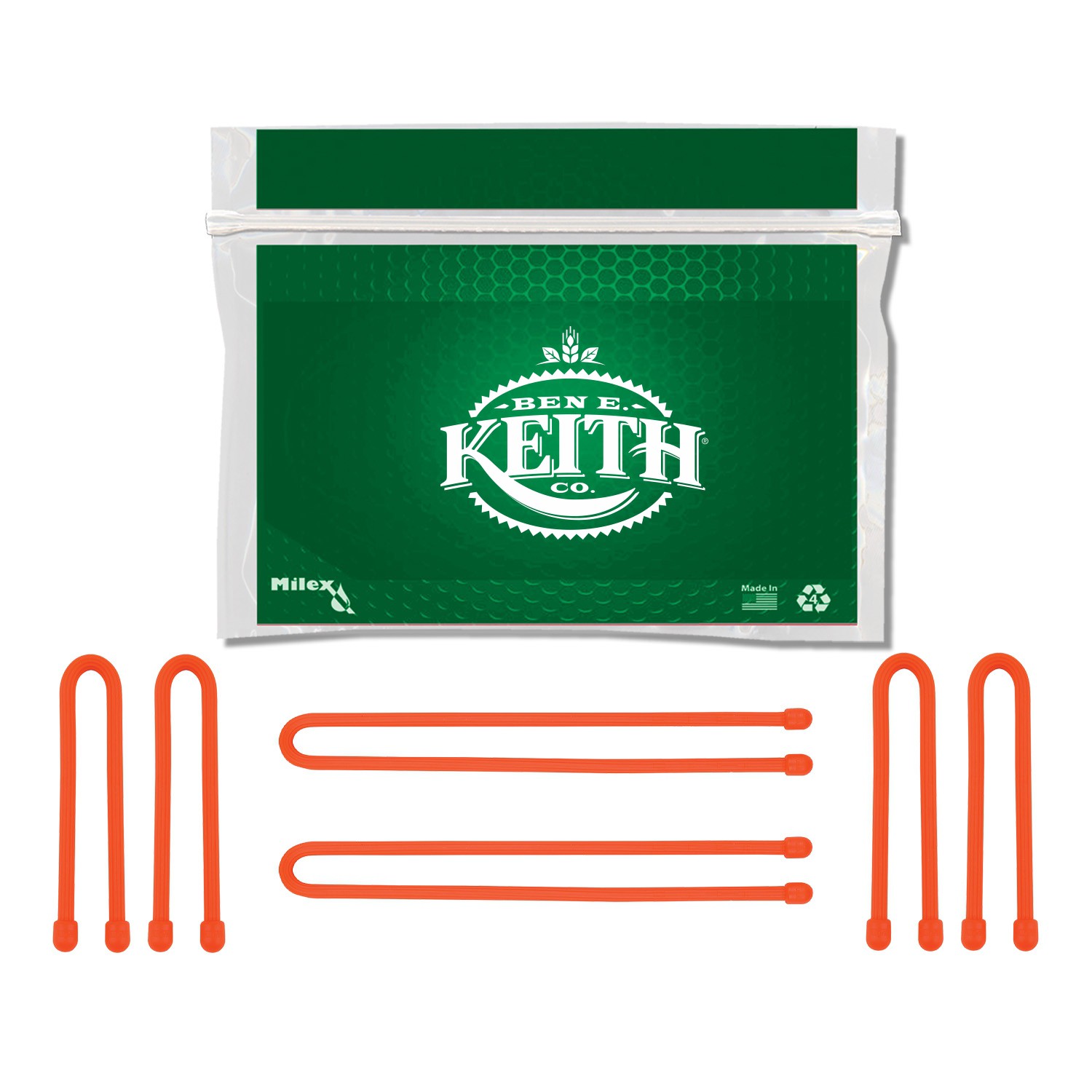 Nite Ize® Gear Tie Kit Orange 1