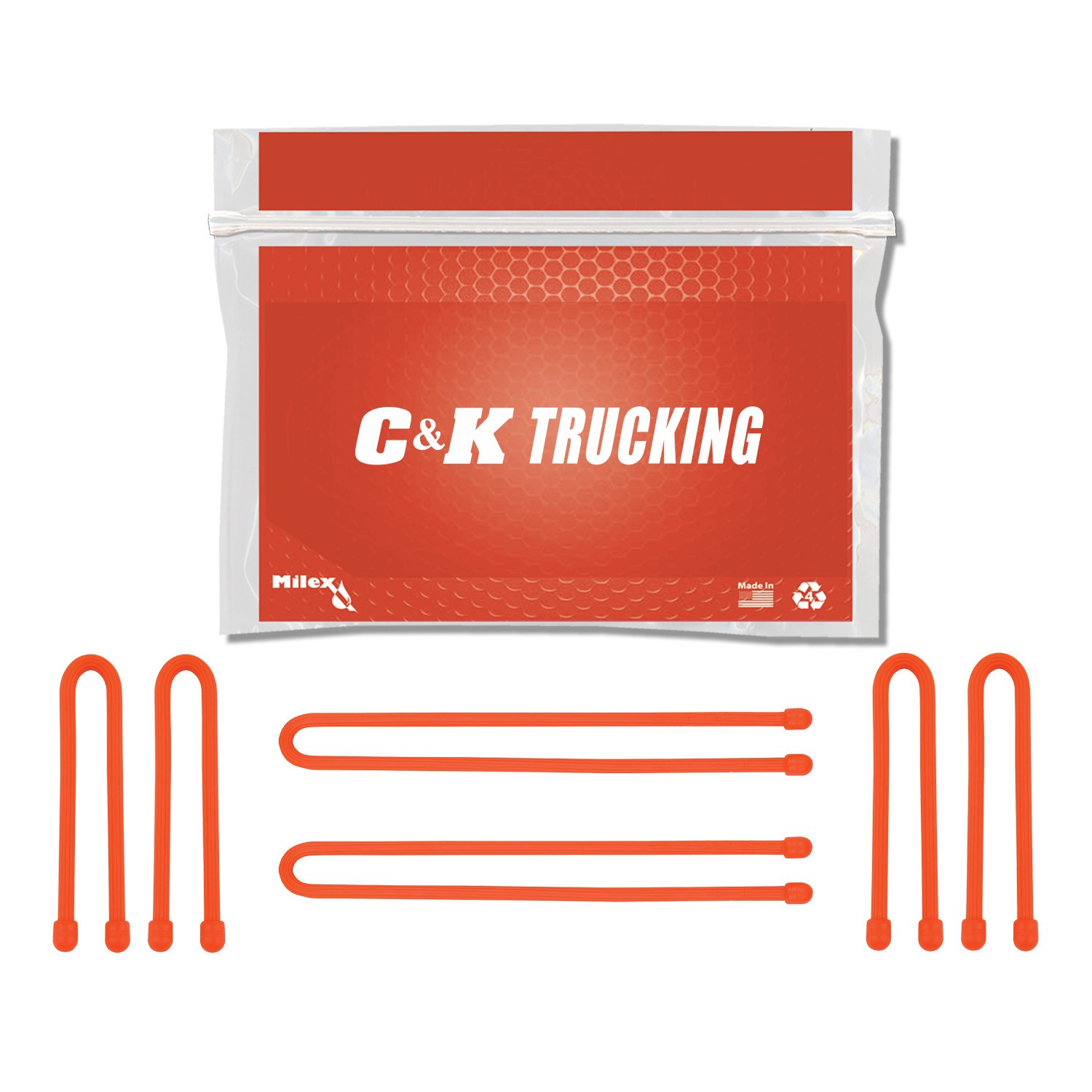 Nite Ize® Gear Tie Kit Orange 1