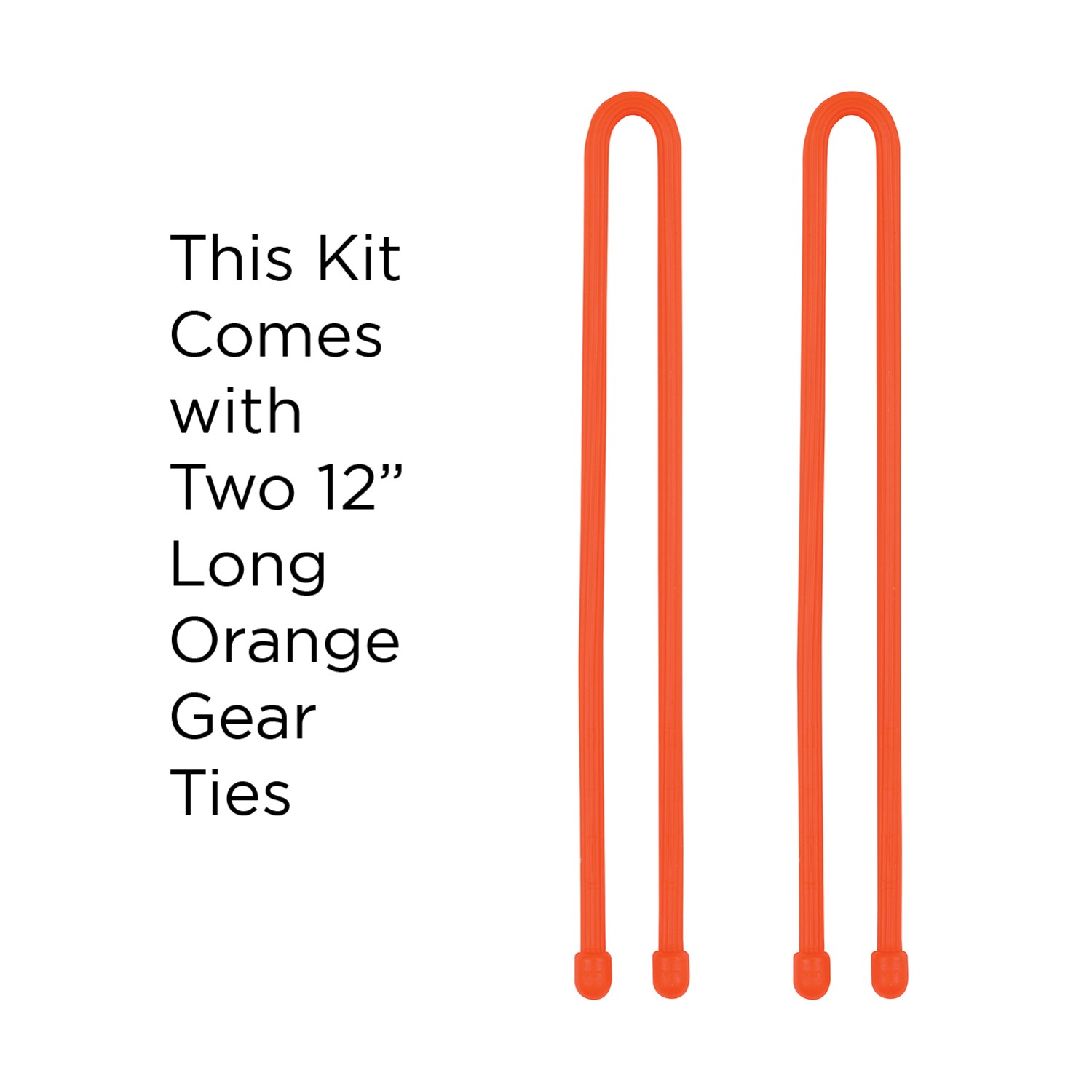 Nite Ize® Gear Tie Kit Orange 1