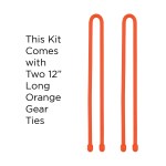Nite Ize® Gear Tie Kit Orange - 12 inch ties Nite Ize® Gear Tie Kit Orange - 12 inch ties