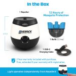 Thermacell® Rechargeable Mosquito Repeller + Glow Light - In The Box Thermacell® Rechargeable Mosquito Repeller + Glow Light - In The Box
