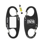 Nite Ize® IdentiKey™ SlideLock® Dual Carabiner - Lock Diagram Nite Ize® IdentiKey™ SlideLock® Dual Carabiner - Lock Diagram