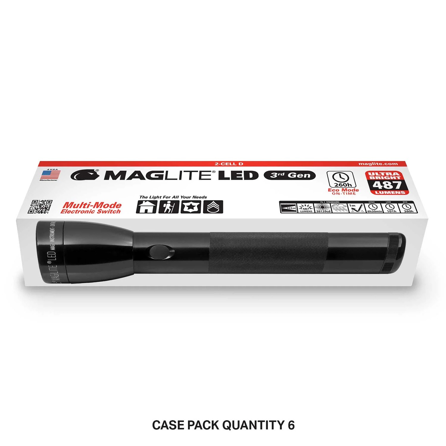 Maglite® LED 2-Cell D Flashlight 1