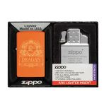 Matte Zippo® Lighter & Rechargeable Electric Lighter Insert Gift Set - White Matte Zippo® Lighter & Rechargeable Electric Lighter Insert Gift Set - White