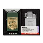 Matte Zippo® Lighter & Rechargeable Electric Lighter Insert Gift Set 1 Matte Zippo® Lighter & Rechargeable Electric Lighter Insert Gift Set 1