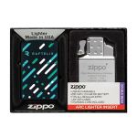 Matte Zippo® Lighter & Rechargeable Electric Lighter Insert Gift Set - Black Matte Zippo® Lighter & Rechargeable Electric Lighter Insert Gift Set - Black