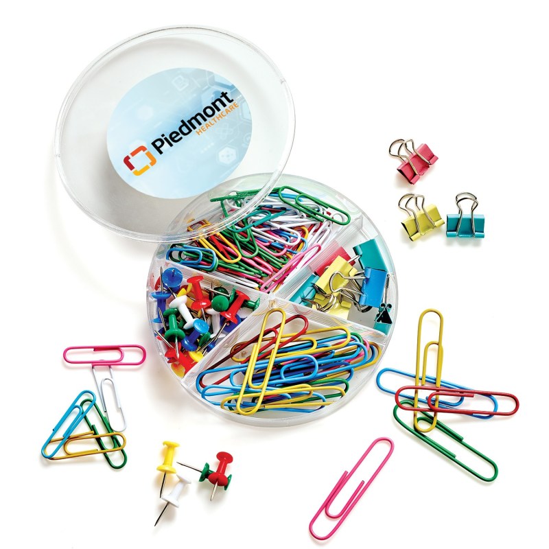 Supply Line® Round Clips & Pins Set Neon 1 Supply Line® Round Clips & Pins Set Neon 1