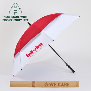 The Challenger II Golf Umbrella w/Checkerboard Panels 1 The Challenger II Golf Umbrella w/Checkerboard Panels 1