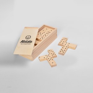 Tabletop Mini Wood Domino Game 1 Tabletop Mini Wood Domino Game 1
