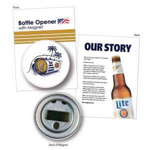 Bottle Opener w/Magnet 1 Bottle Opener w/Magnet 1