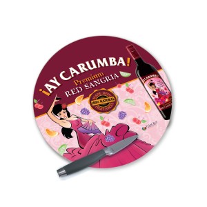 Full Coverage Flexible Cutting Mat Round 13.5" by Chop-Chop 1 Full Coverage Flexible Cutting Mat Round 13.5" by Chop-Chop 1