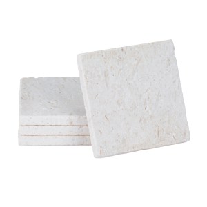 Natural Stone Shell Coaster 2 Natural Stone Shell Coaster 2