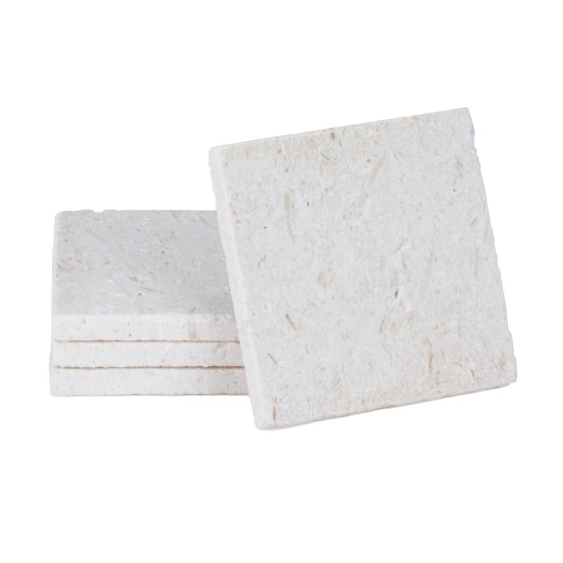 Natural Stone Shell Coaster 2 Natural Stone Shell Coaster 2