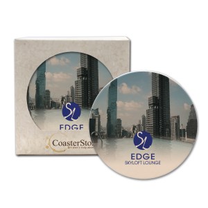 CoasterStone Round Absorbent Stone Coaster - Single (4") 1 CoasterStone Round Absorbent Stone Coaster - Single (4") 1