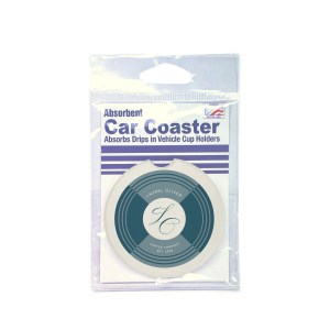 CoasterStone Absorbent Stone Car Coaster - Single (2 5/8") 1 CoasterStone Absorbent Stone Car Coaster - Single (2 5/8") 1