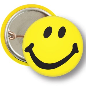 1" Round Smile Face Stock Buttons 1 1" Round Smile Face Stock Buttons 1