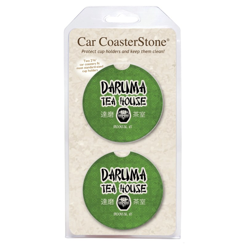 CoasterStone Absorbent Stone Car Coaster - 2 Pack (2 5/8") 1 CoasterStone Absorbent Stone Car Coaster - 2 Pack (2 5/8") 1