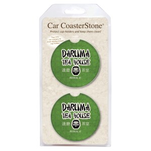 CoasterStone Absorbent Stone Car Coaster - 2 Pack (2 5/8") 1 CoasterStone Absorbent Stone Car Coaster - 2 Pack (2 5/8") 1