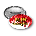 1.75" X 2.75" Oval Celluloid Buttons 1 1.75" X 2.75" Oval Celluloid Buttons 1