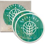 CoasterStone Round Absorbent Stone Coaster - 2 Pack (4 1/4") 1 CoasterStone Round Absorbent Stone Coaster - 2 Pack (4 1/4") 1