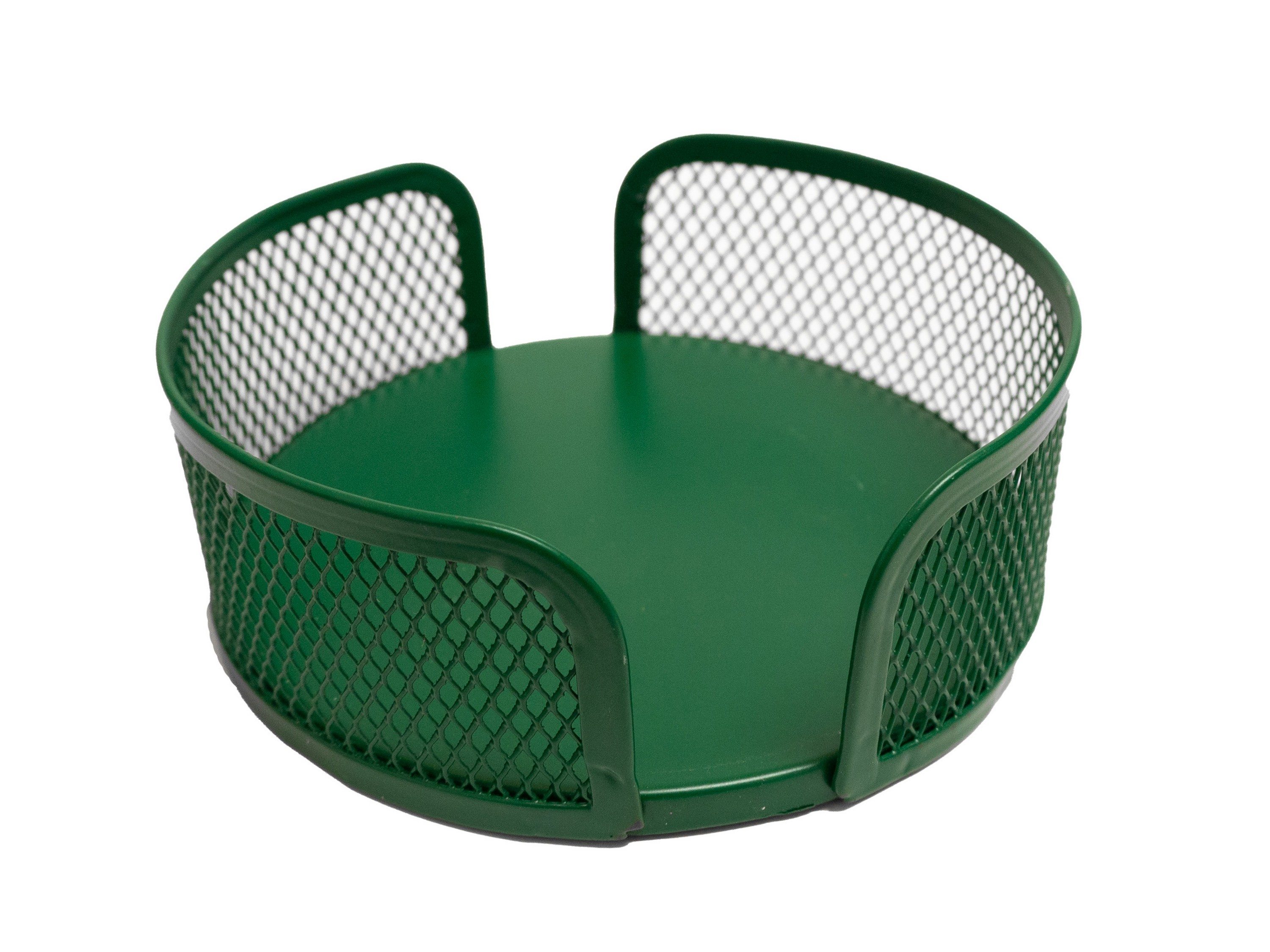 Green Mesh Metal Coaster Holder 1 Green Mesh Metal Coaster Holder 1