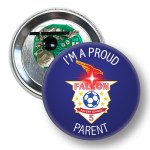 2.25"Round Celluloid Button with a Red Flashing LED Light 1 2.25"Round Celluloid Button with a Red Flashing LED Light 1