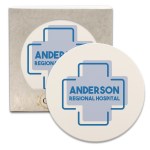 CoasterStone Round Absorbent Stone Coaster - Single (4 1/4") 1 CoasterStone Round Absorbent Stone Coaster - Single (4 1/4") 1