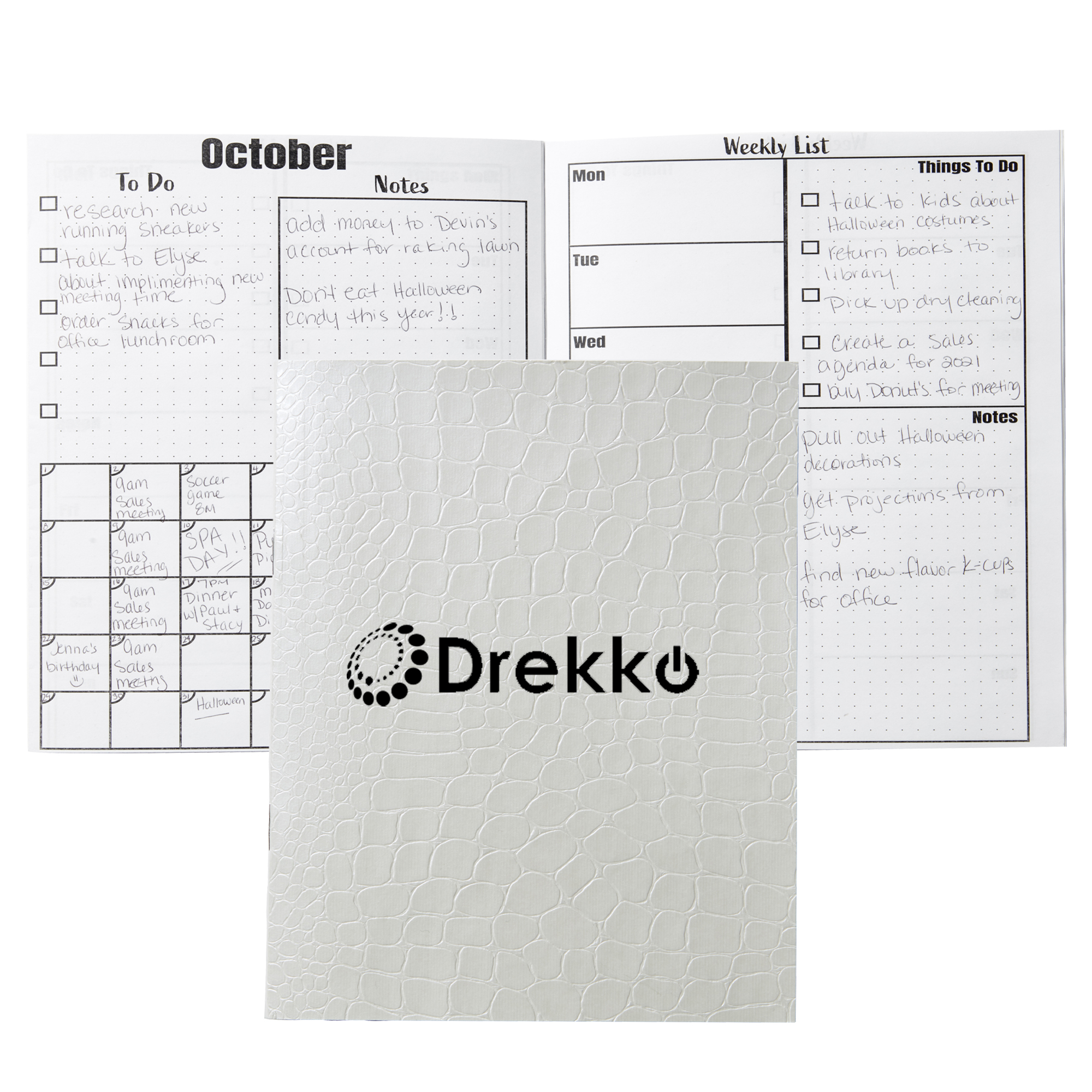 Crocodile Bullet Journaling Life-Style Calendar (8"x10") 1