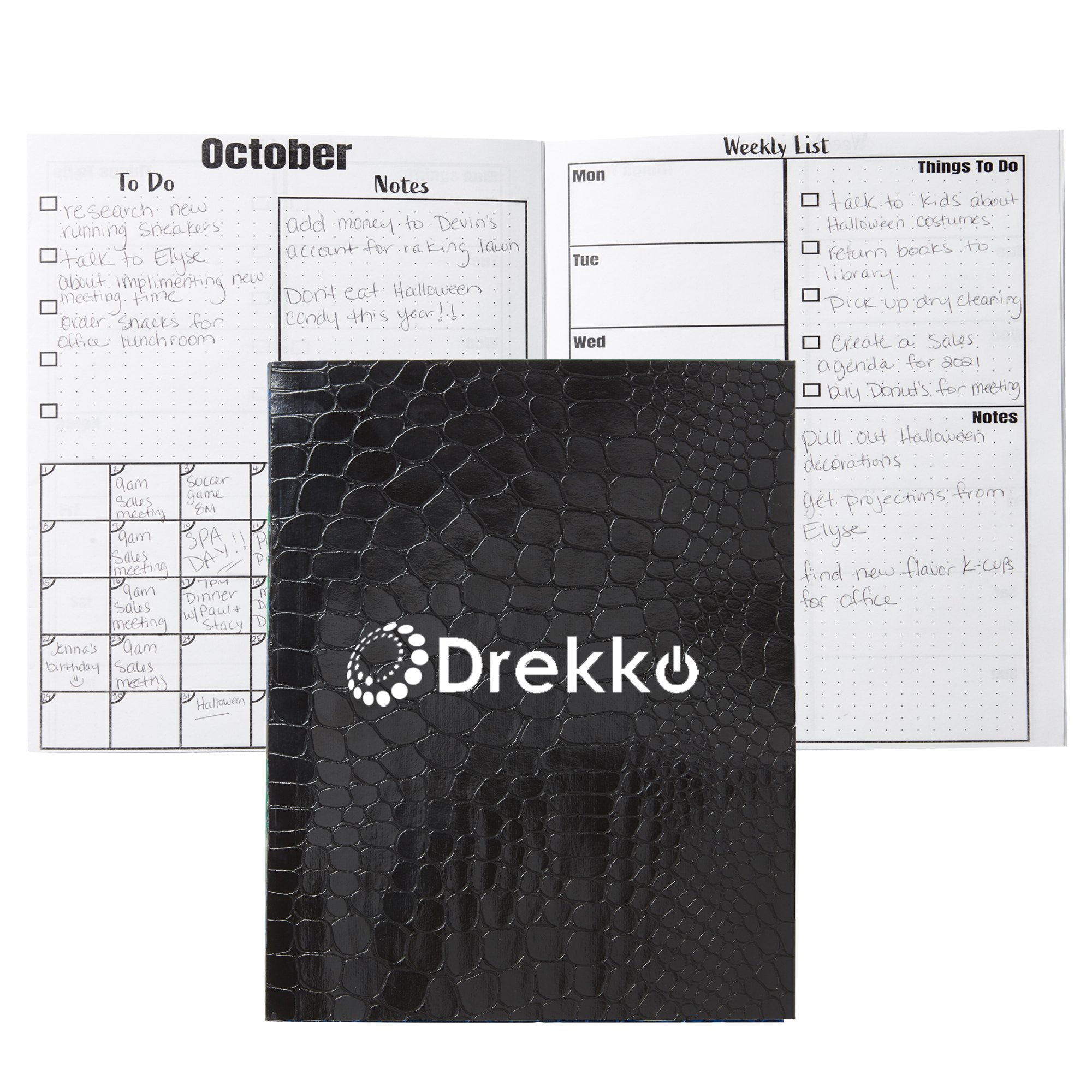 Crocodile Bullet Journaling Life-Style Calendar (8"x10") 1