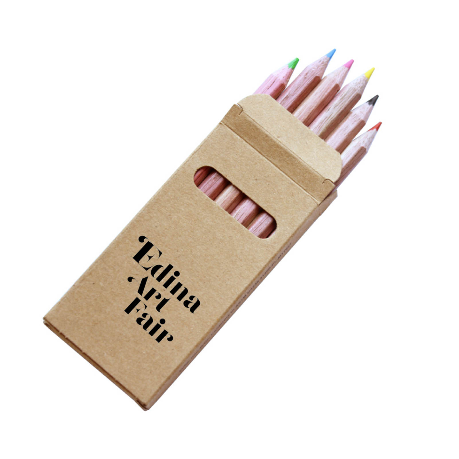 6 Color Wooden Pencil Set in Box 1