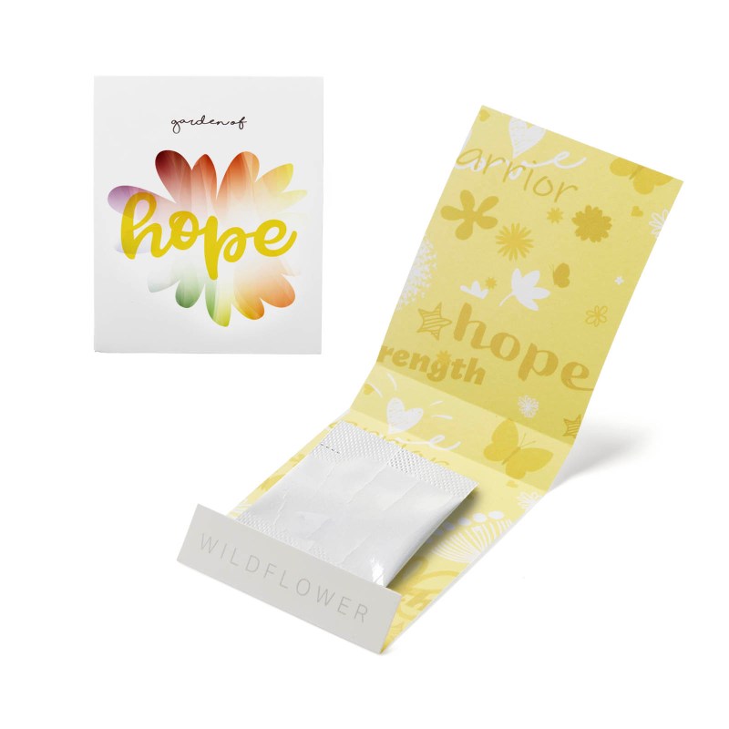 Yellow Garden of Hope Matchbook 1 Yellow Garden of Hope Matchbook 1