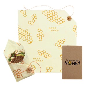 Bee%27s Wrap Large Sandwich Wrap w/Tie (13" x 13") 1 Bee%27s Wrap Large Sandwich Wrap w/Tie (13" x 13") 1