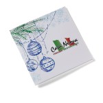 Holiday Theme Deluxe Adult Coloring Book & 8-Color Pencil Set (7"x7") - White Holiday Theme Deluxe Adult Coloring Book & 8-Color Pencil Set (7"x7") - White