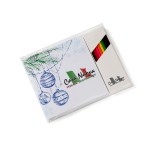 Holiday Theme Deluxe Adult Coloring Book & 8-Color Pencil Set (7"x7") - White Holiday Theme Deluxe Adult Coloring Book & 8-Color Pencil Set (7"x7") - White