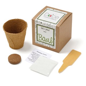 Basil Growables Planter in Kraft Gift Box w/Seeds 1 Basil Growables Planter in Kraft Gift Box w/Seeds 1